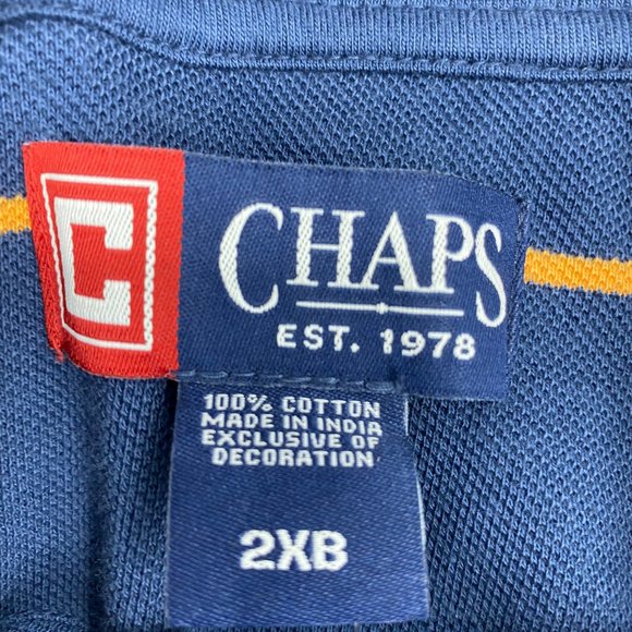 CHAPS Crest Striped Polo Shirt NWT - Picture 15 of 16